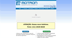 Desktop Screenshot of motron.com.br