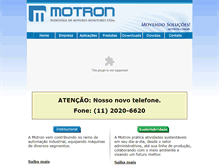Tablet Screenshot of motron.com.br